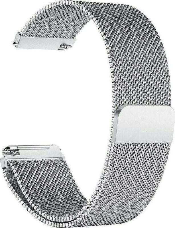 Garmin Vivomove 3s Milanese band - 39mm - zilver - bandbreedte 18mm