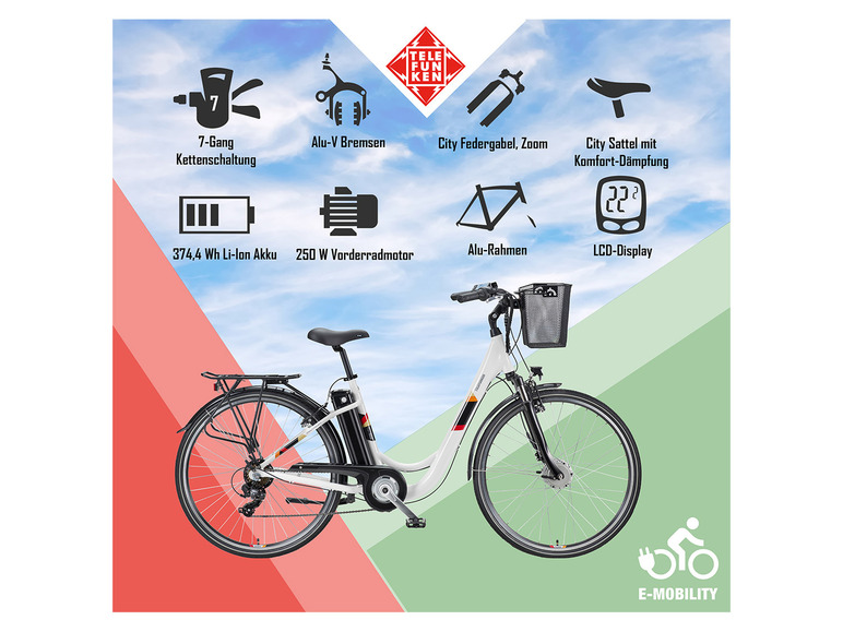 E-bike City RC822 multitalent 28