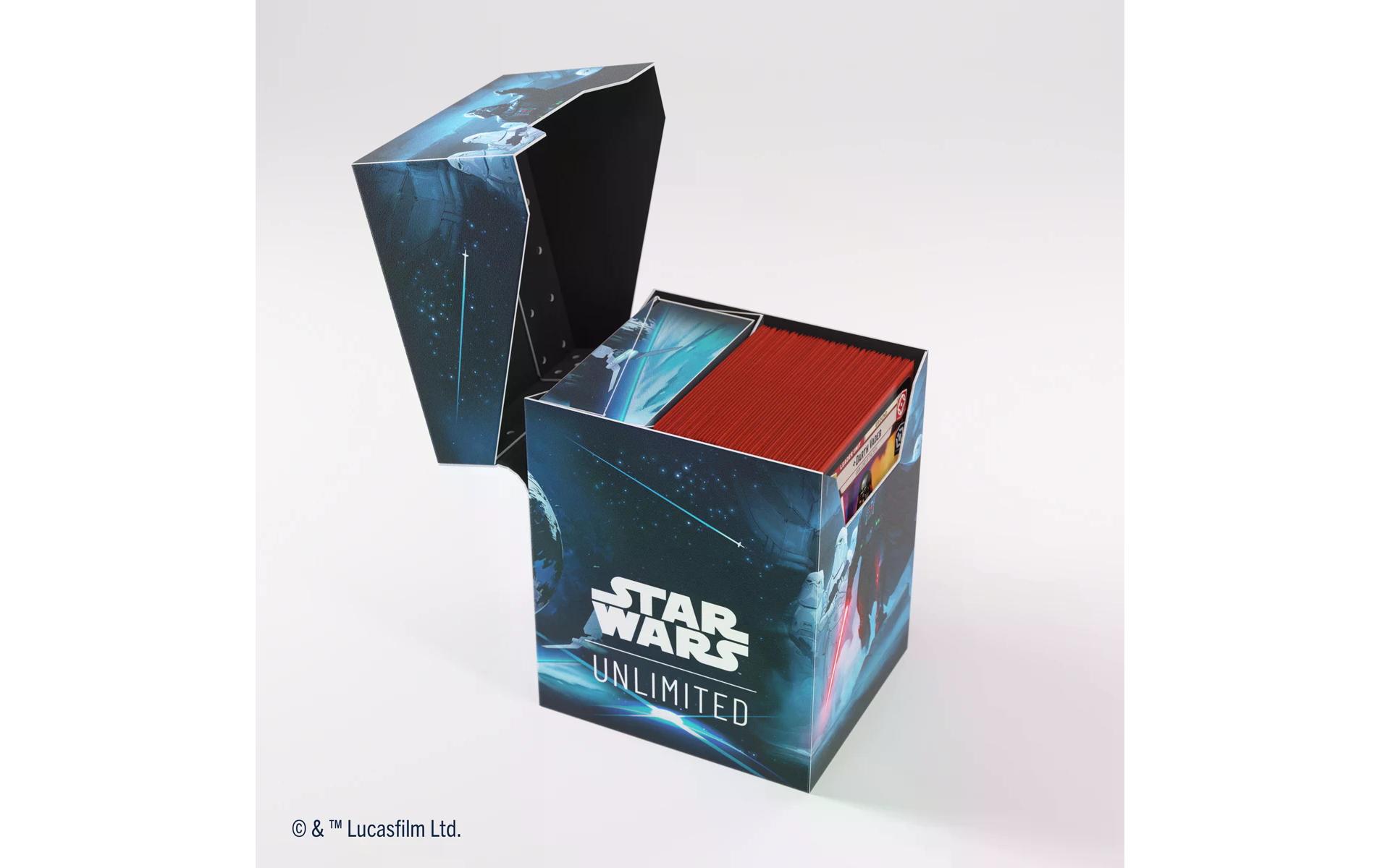 Kartenbox Star Wars: Unlimited Soft Crate Darth VaderOffiziell lizenzierte Deckbox