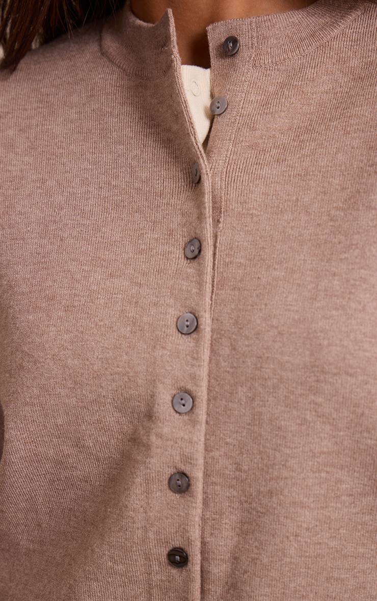 Moka Cardigan En Maille Compacte