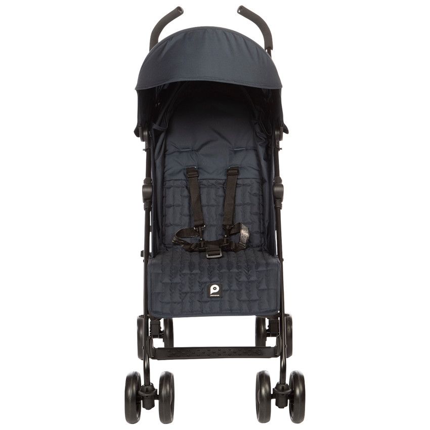 Poussette canne inclinable AVA - Bleu - Ecru