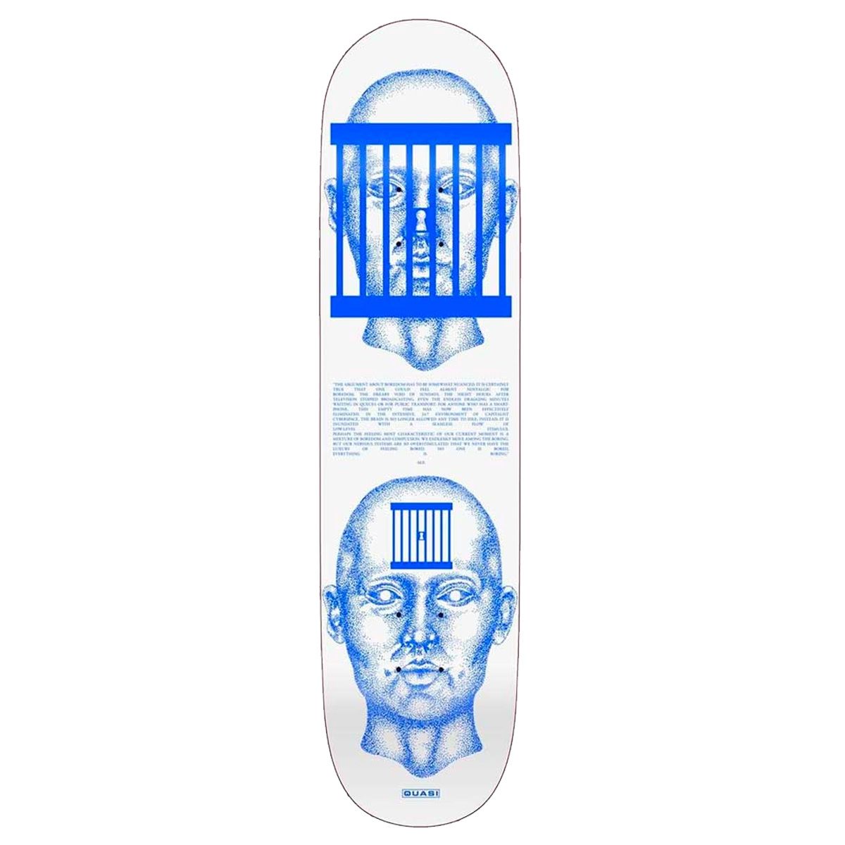 Quasi Skateboards Cage 1 - White - 8.375