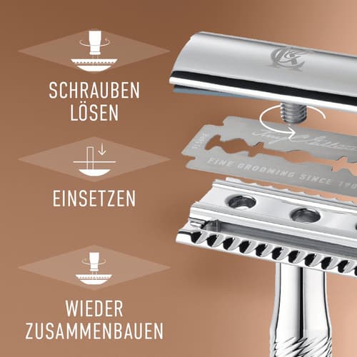 King C. Gillette Rasierhobel für Männer