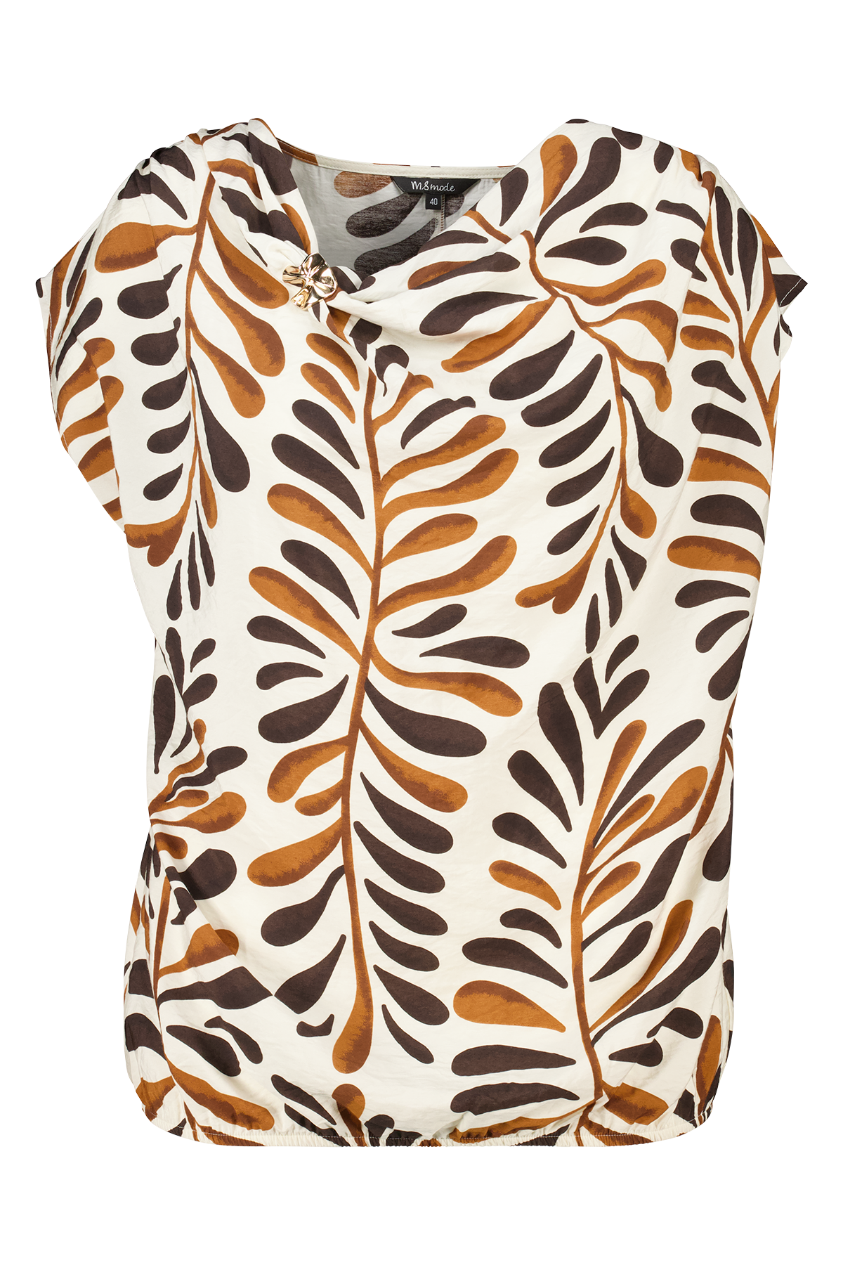 Blouse met print Multi brown
