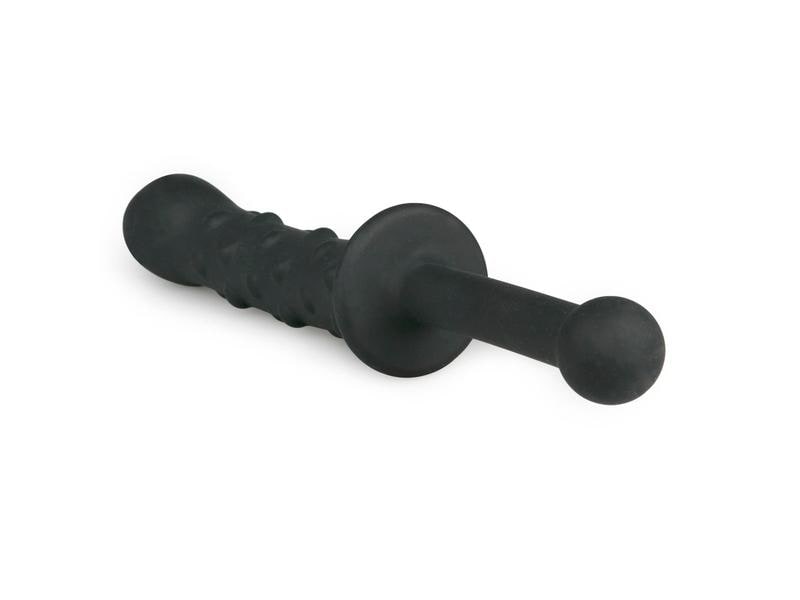 Easytoys The Handler Analdildo mit Handgriff schwarz Robuster Dildo für den Analverkehr