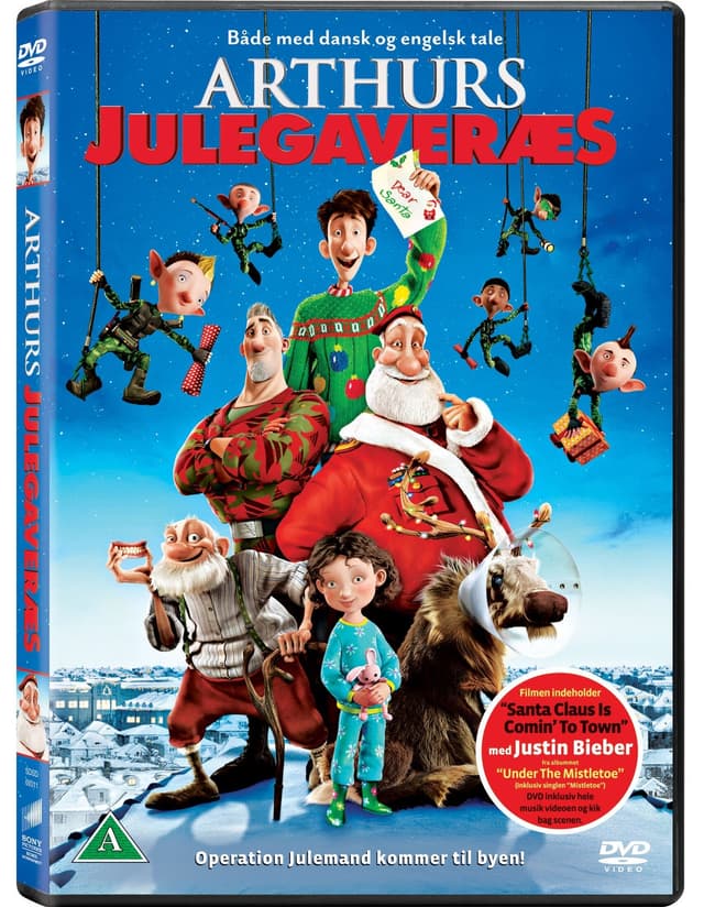 ARTHURS JULEGAVERÆS (DVD)