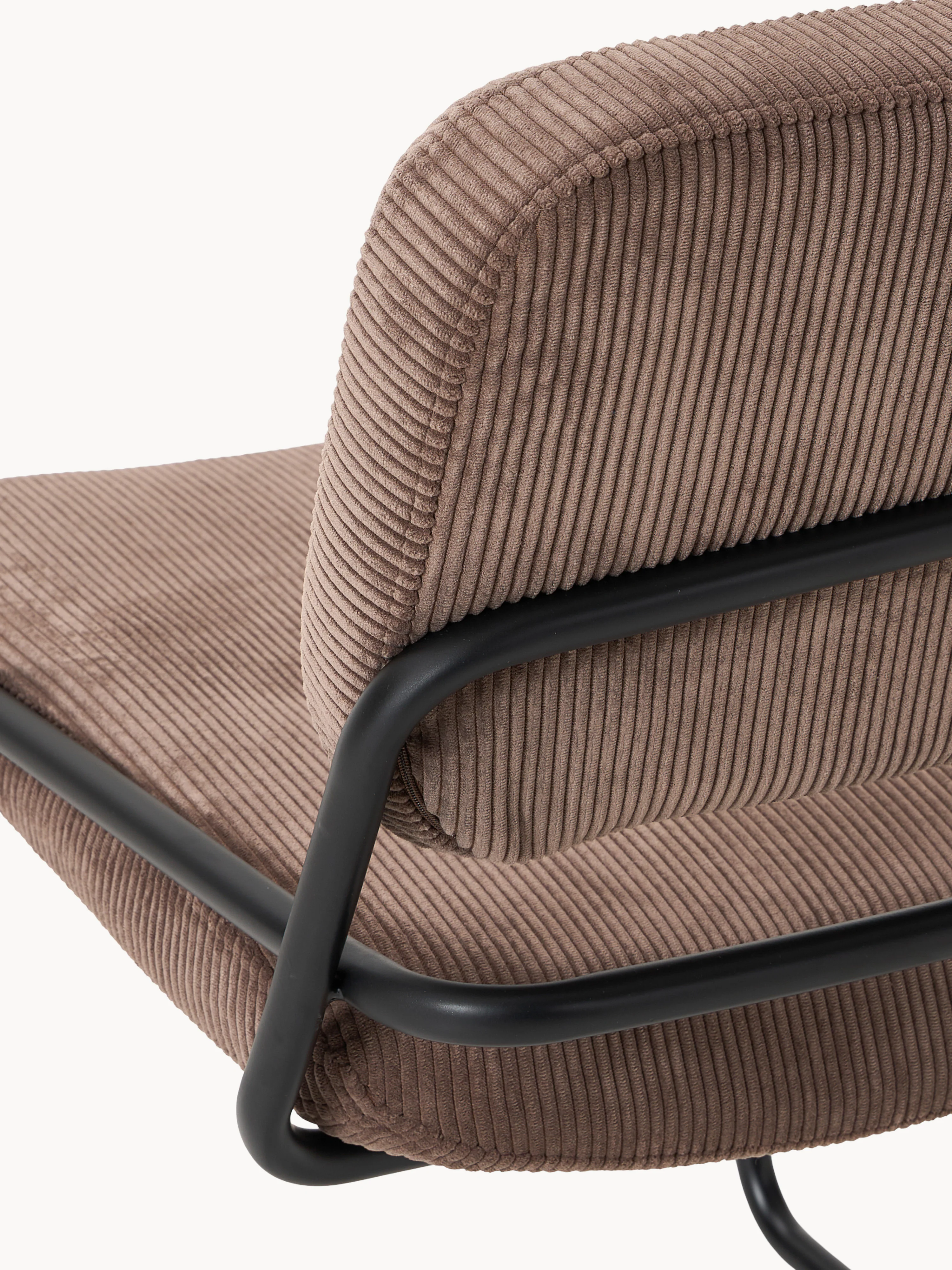 Cantilever stoel Don van corduroy
