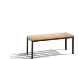 Bænk, CP Basic, bøg/antracit, 42 x 100 x 35,3 cm