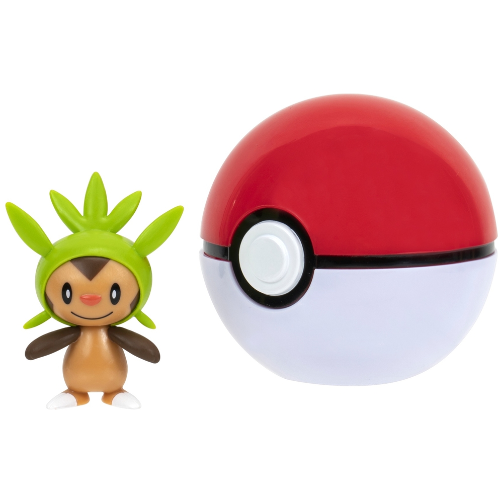 Pokémon Clip 'N' Go Chespin und Pokéball