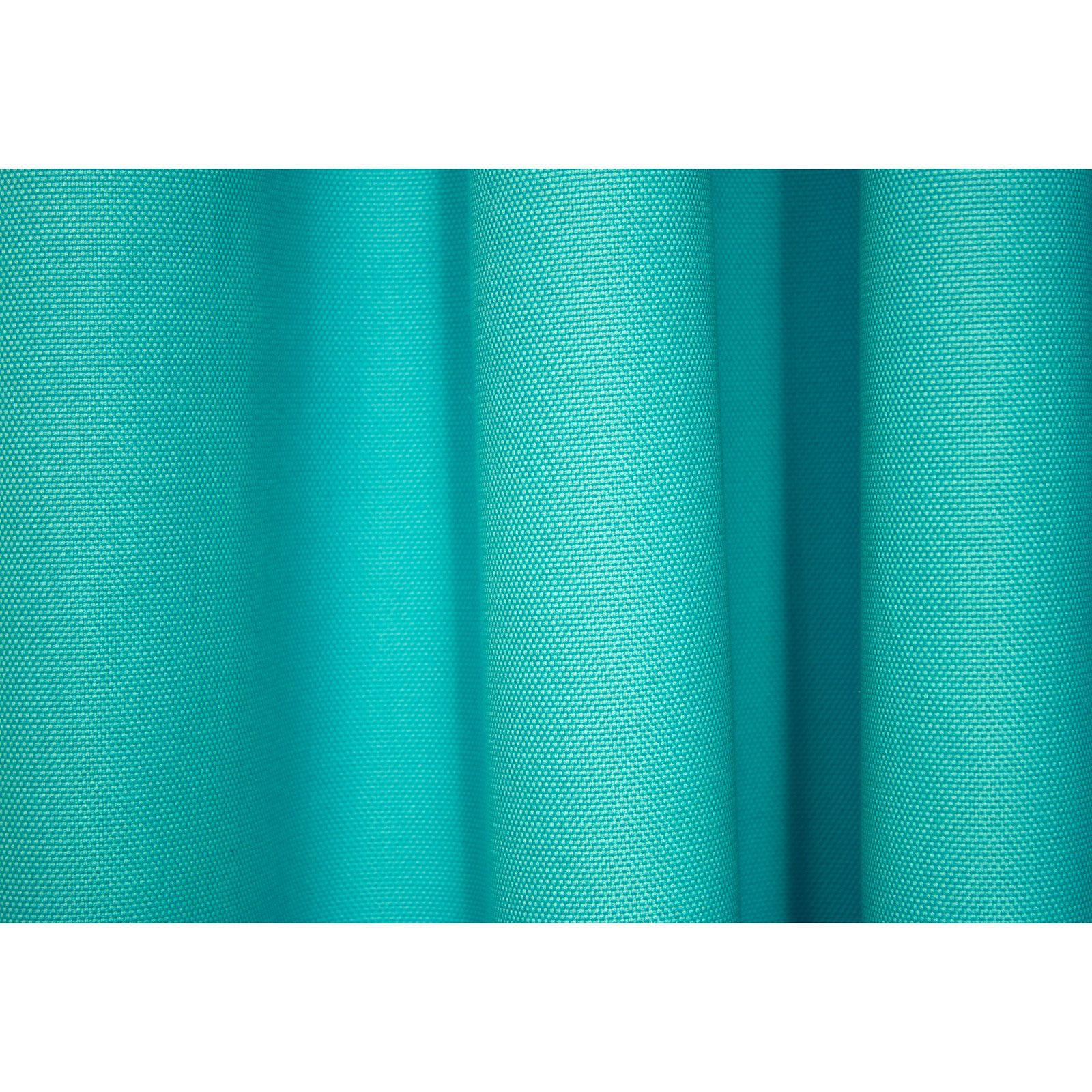 Einzelschal mit Kräuselband WIRTHNATUR - türkis - 1-lagig - 130x145 cm