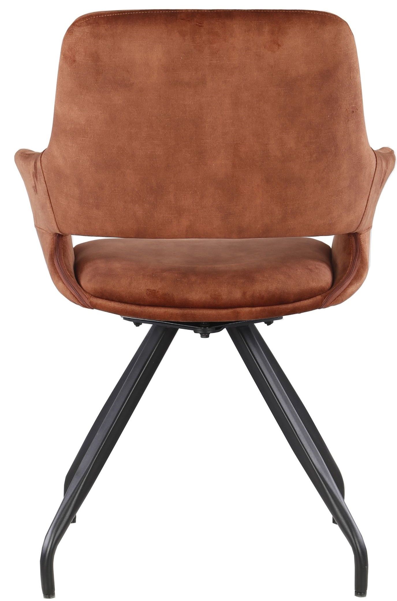 Eetkamerstoel Rust Velvet Capp B61 x D61 x H88 cm