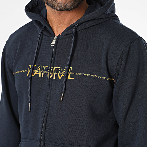 Sweat Zippé Capuche Rolan Noir
