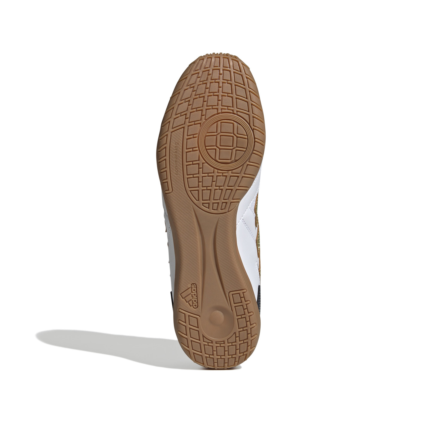 Adidas Super Sala 2 Zaalvoetbalschoenen (IN) Wit Zwart Goud