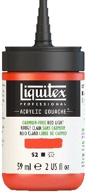 Liquitex - Gouache Akrylmaling - Cadmium Free Red Light 59 ML