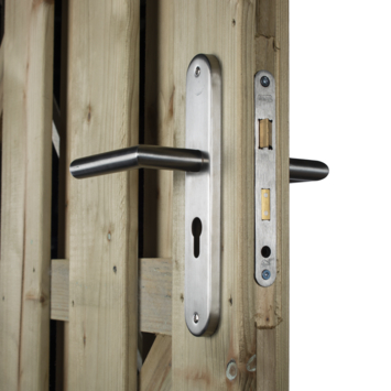 Starx Tuinpoortsluiting poortslot met insteekslot SKG 1-ster RVS