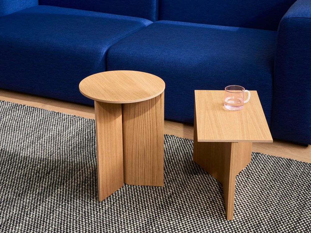 HAY  Slit Wood Oblong sofabord - Walnut