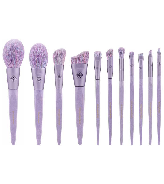 Eigshow - Conjunto de pincéis (11 peças) - Ecopro Bamboo - Mist Purple