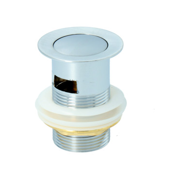 Atlantic wastafelafvoerplug Click pop-up RVS