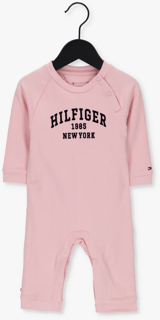 TOMMY HILFIGER lichtroze tommy hilfiger  baby varsity coverall