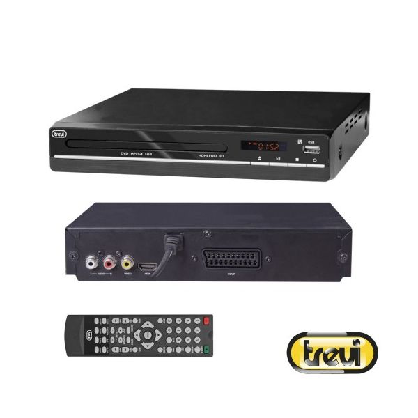 Trevi Leitor Cd/Dvd c/ USB Comando - DVMI3580HD