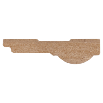 Deurlijst MDF wit folie classic 18x68 mm lengte 260 cm