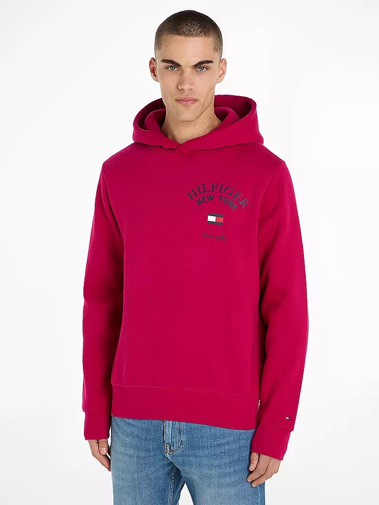 TOMMY HILFIGER Kapuzensweater - Hoodie rot