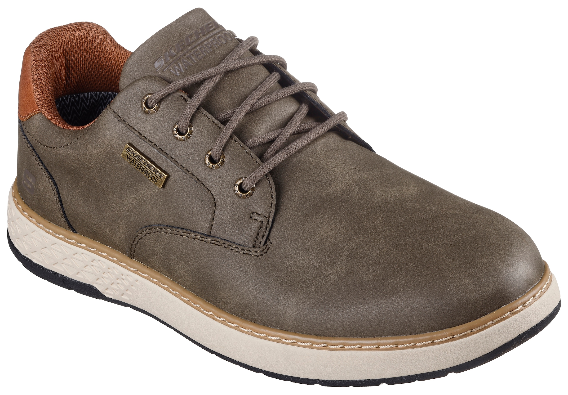 Skechers Schnürschuh »GARLAN«  , Trekking Schuh, Sneaker, Freizeitschuh mit Kontrastnähten