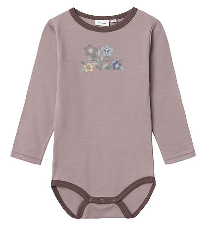 Name It Body L/æ - Wolle - NmfWillow - Purple Dove