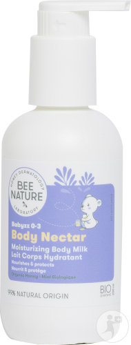 Bee Nature Body Nectar Babyzz 0-3 Lait Corps Hydratant Flacon-Pompe 200ml
