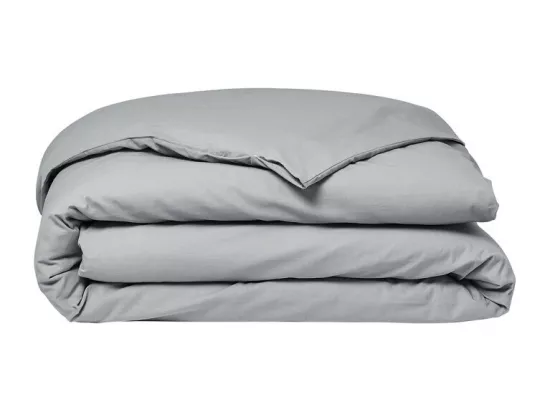 Housse de couette lisse 100% coton, qualité 144 fils. Acier 240x220cm