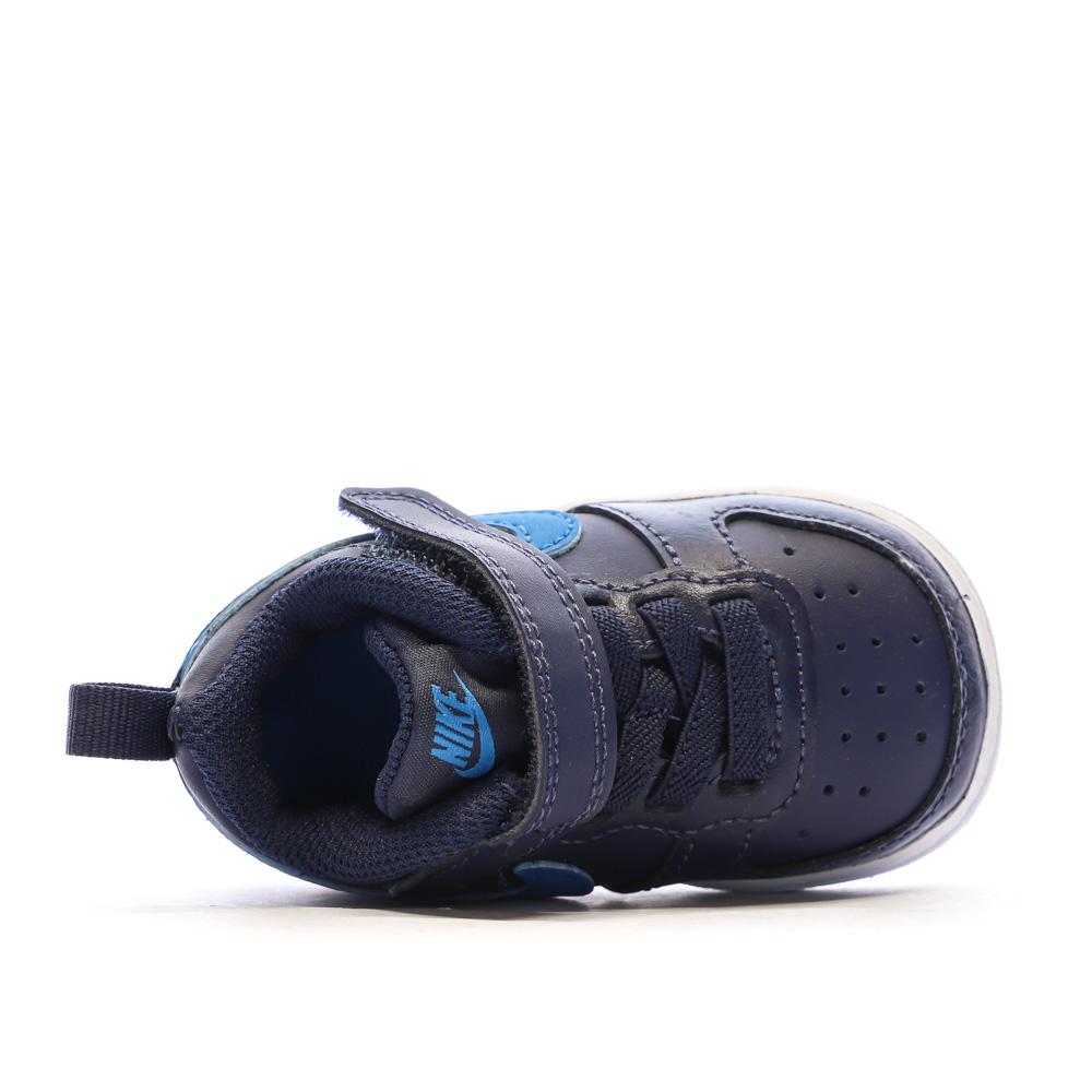 Nike Baskets Bleu Garçon Nike Court Borough Low 2