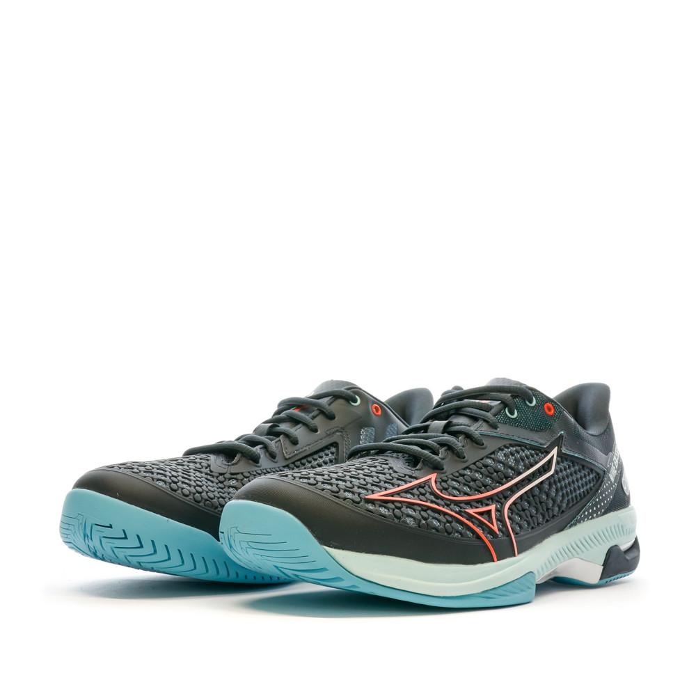 Mizuno Chaussures de Tennis Noires Homme Mizuno Wave Exceed