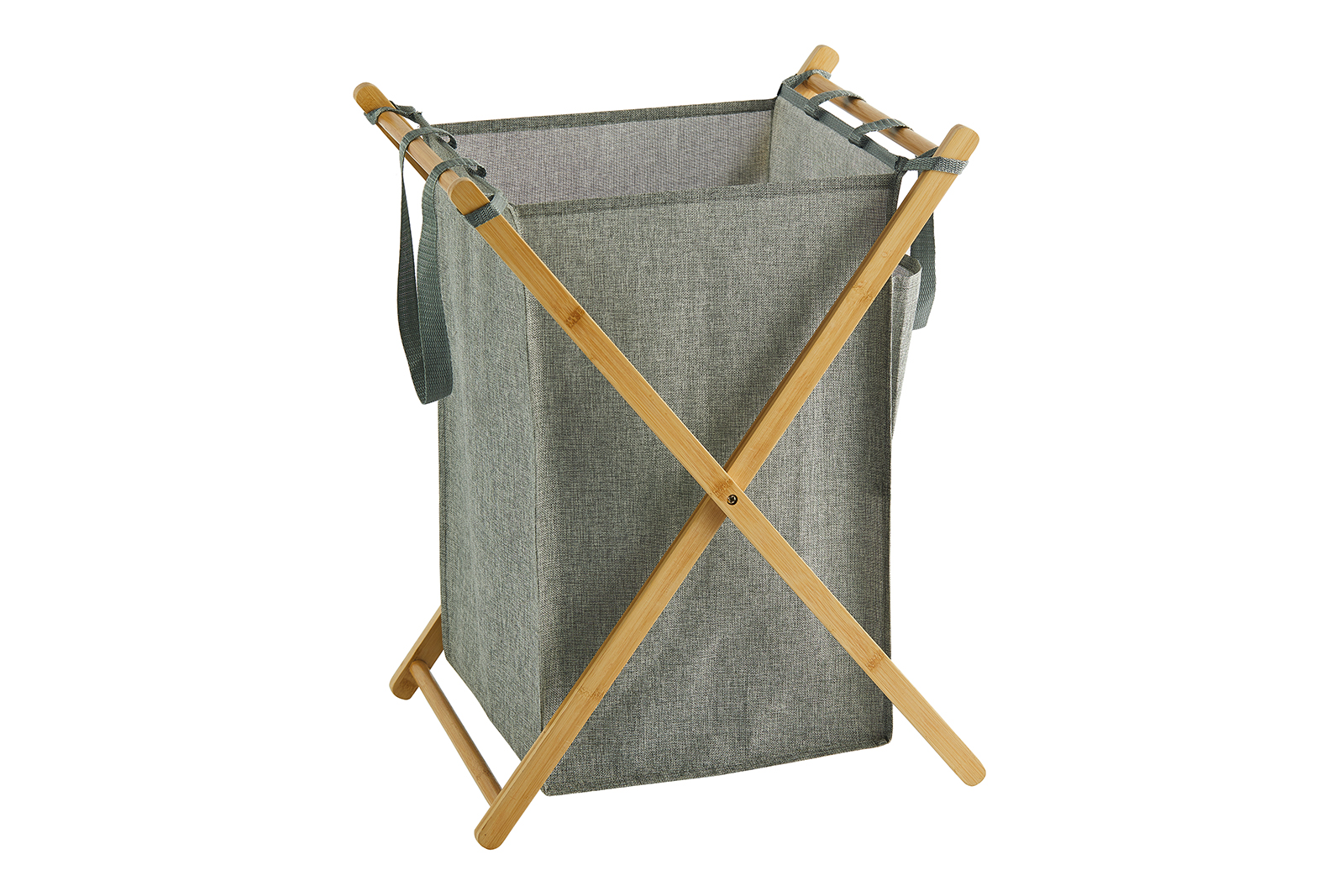 Bamboo skittentøyskurv Lakkert bambus. H64 cm