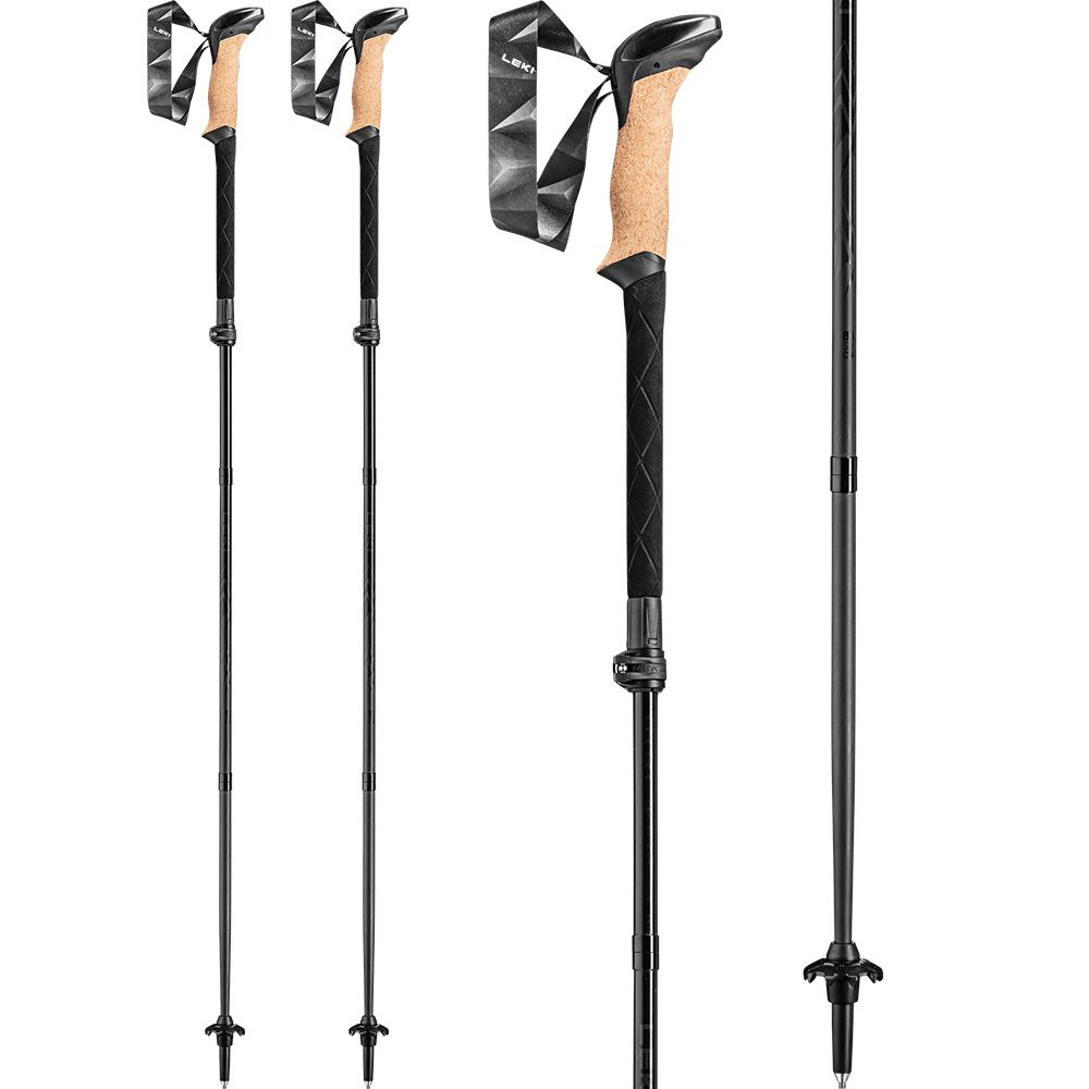 LEKI Black Series FX Carbon Wanderstöcke black