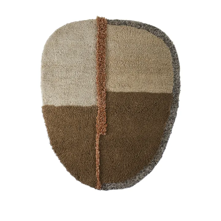 Ames Tapis rond Nudo | Caramel
