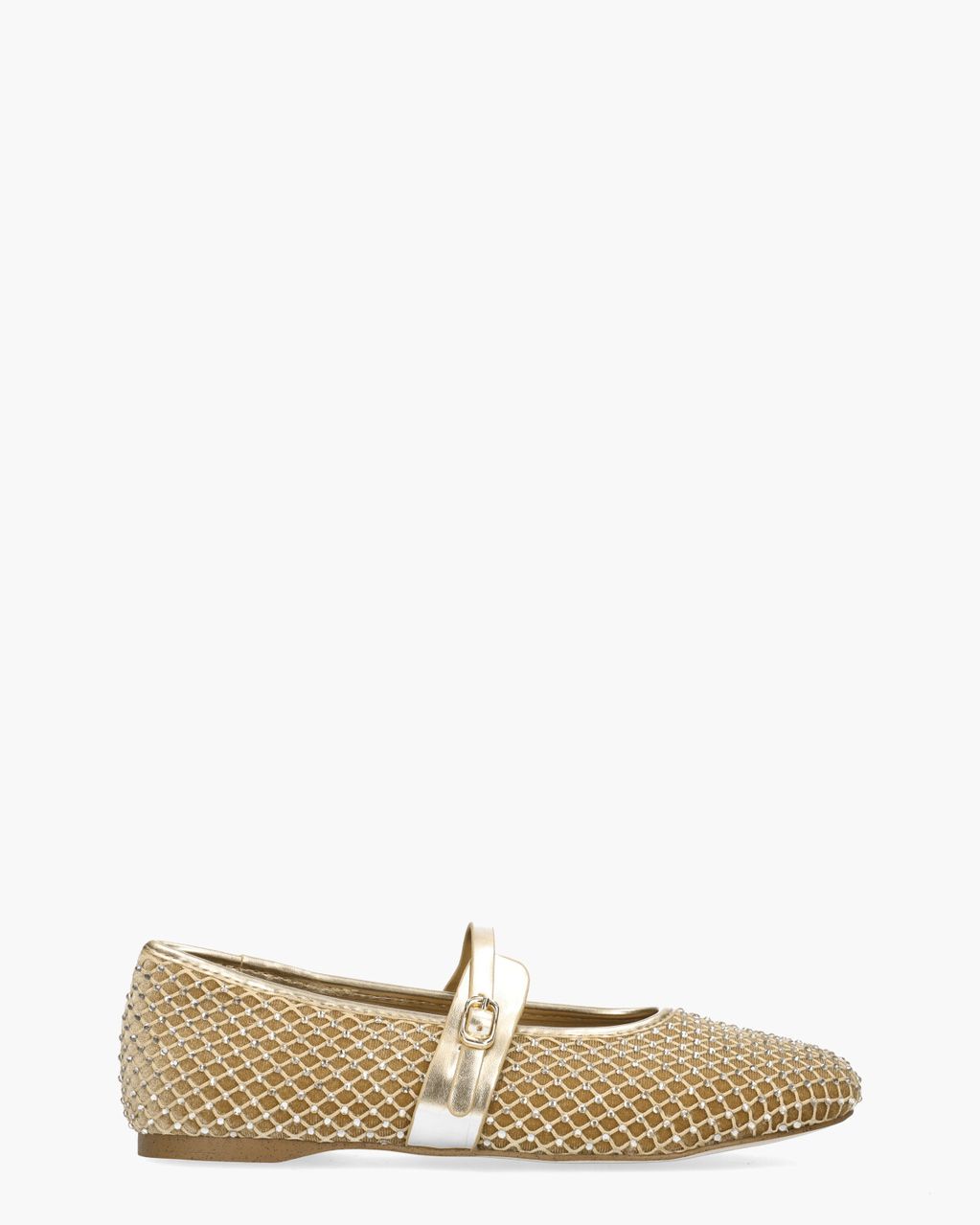 Steve Madden Rejoice-R Flat Shoe Goud Damesballerina's