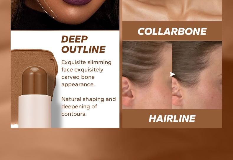 BEAUTY GLAZED - Stereoscopische contourstick - 3 tinten