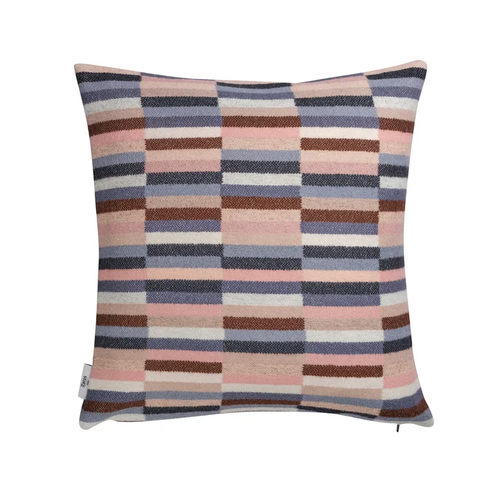 Røros Tweed - Ida Kissen, 50 x 50 cm, rosa / blau