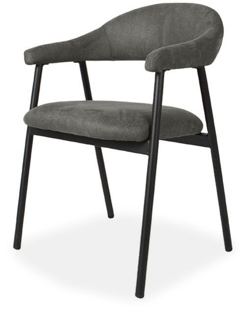 Eetkamerstoel Antraciet CH-73.039 Amaze B54 x D54 x H80 cm