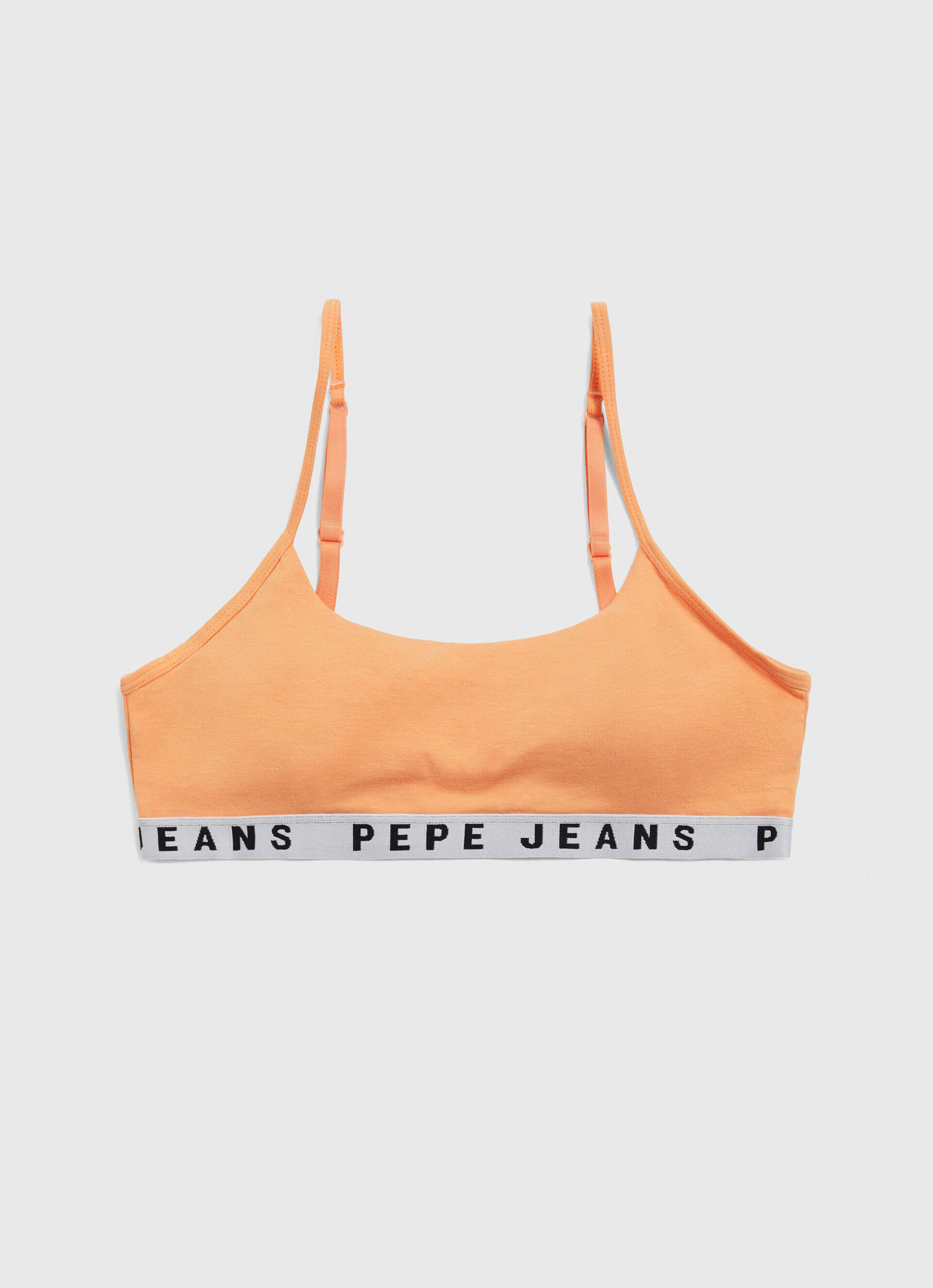 Sutiã esportivo SOLID STR BRLT - laranja pêssego