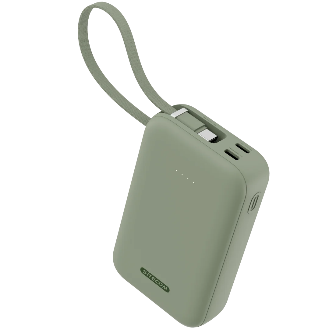 Sitecom powerbank met USB-C kabel 1 Stuks
