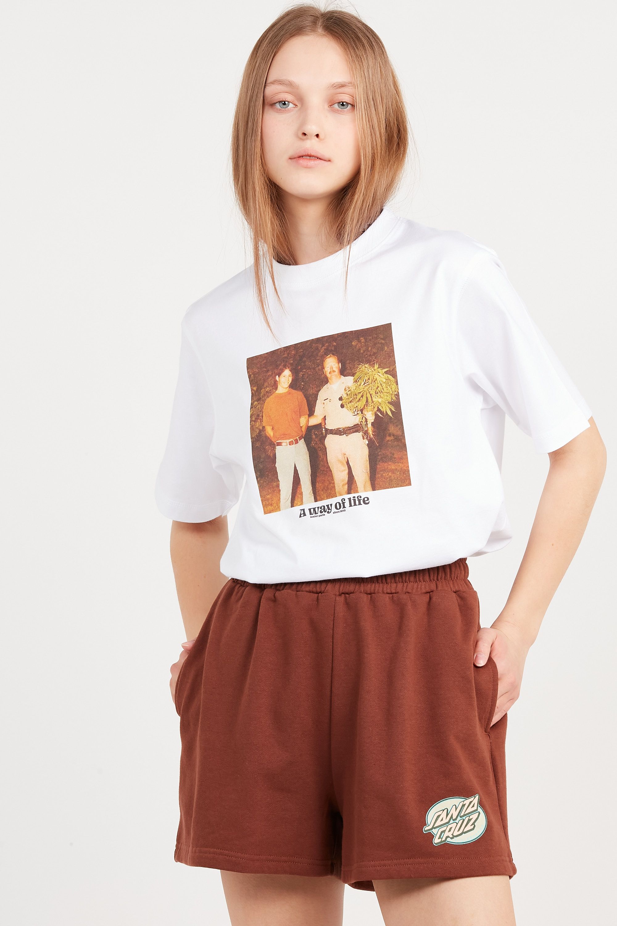 TEALER T-shirt TS FRIENDS Blanc