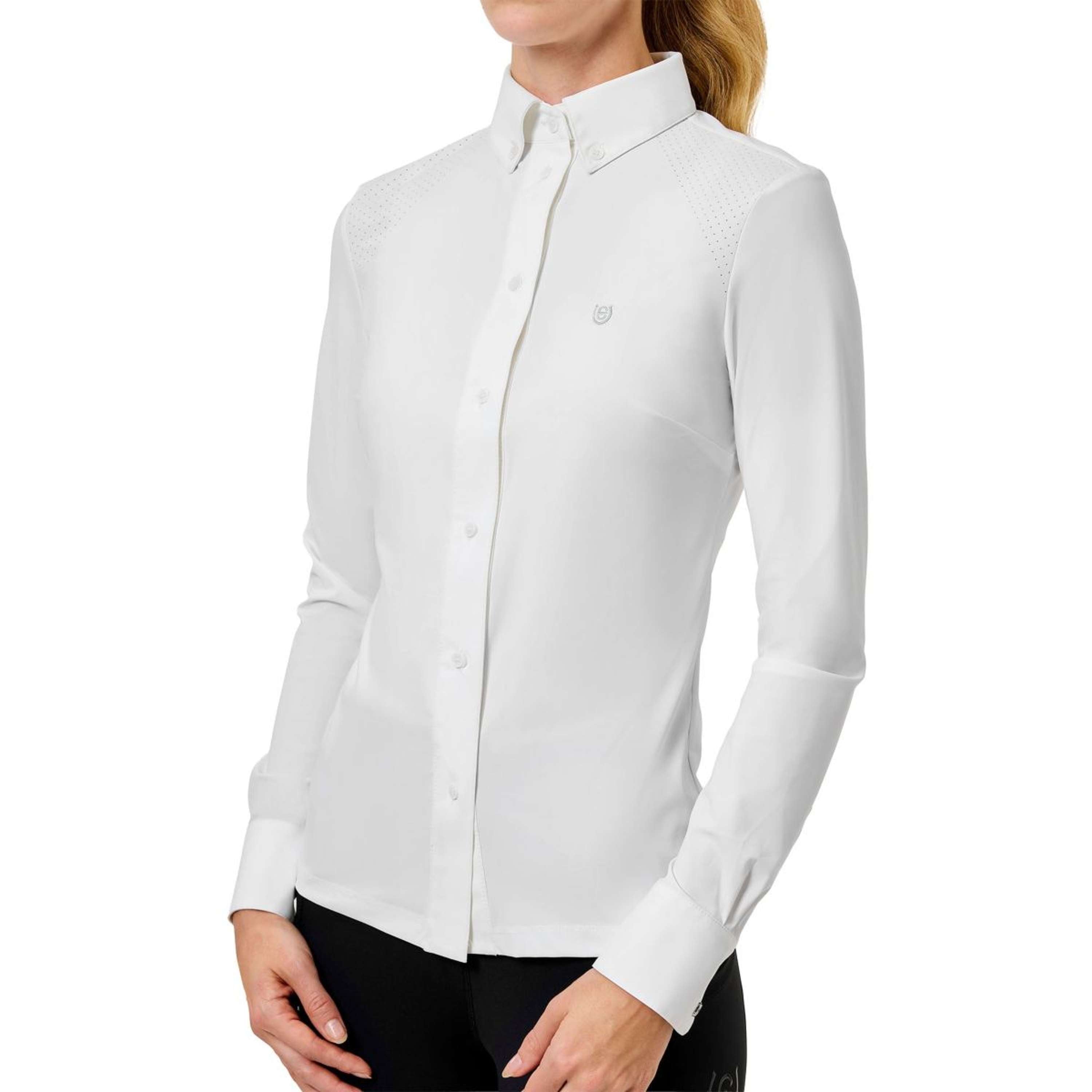 Equestrian Stockholm Wedstrijdshirt Performance Wit