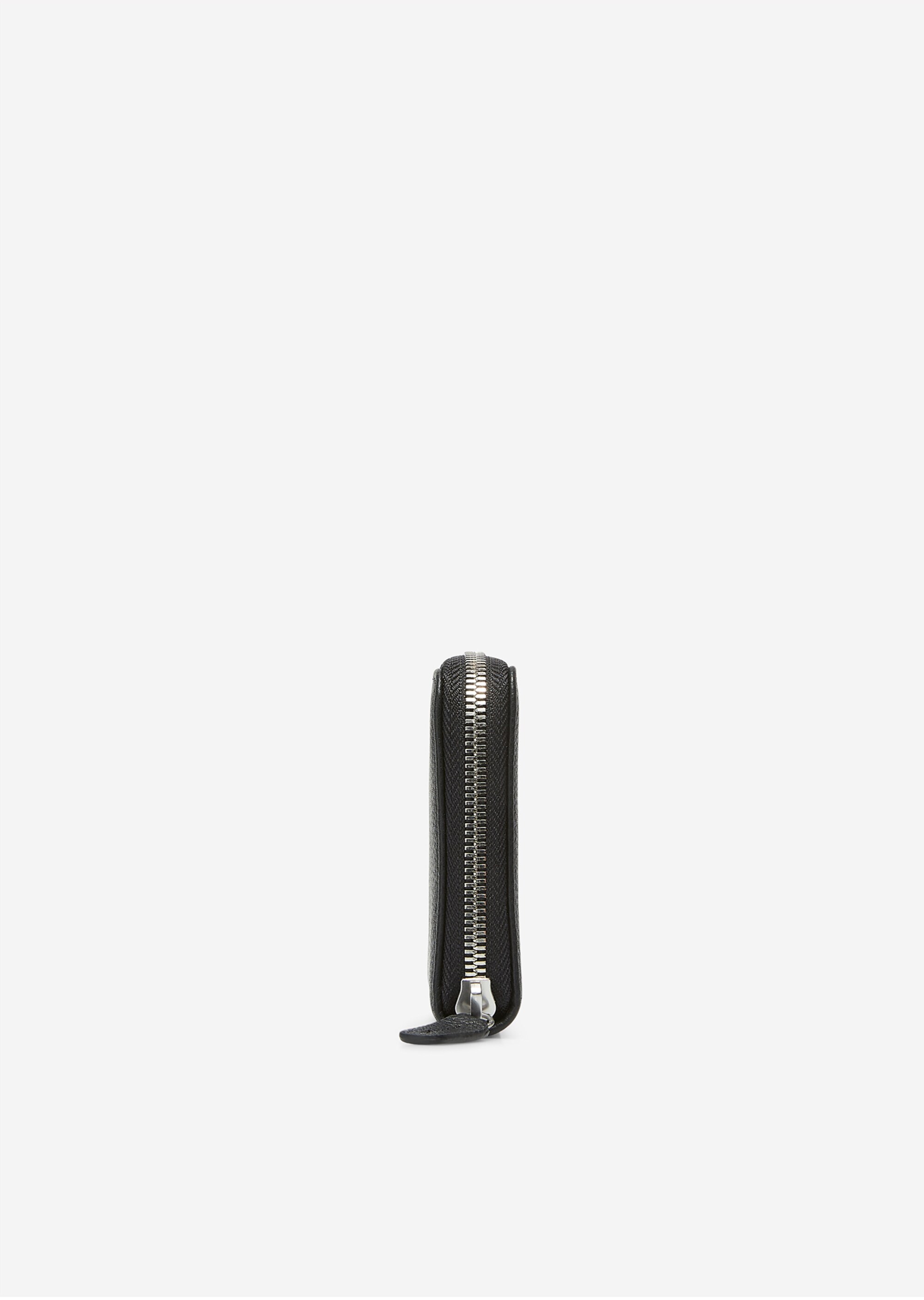 Zipper-Geldbörse aus hochwertiger Leder-Qualität