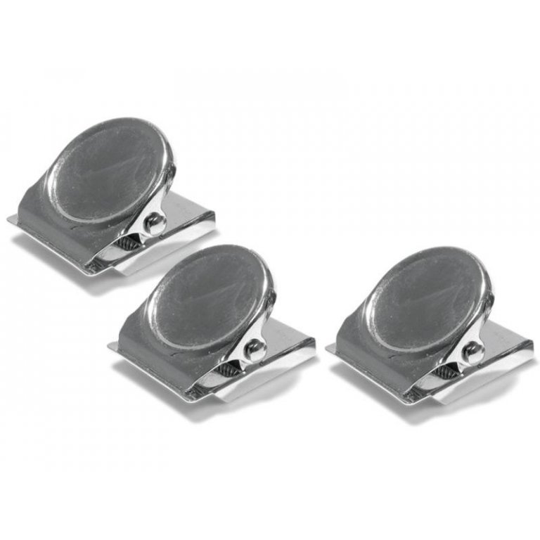 Magnetclip rund, vernickelt
