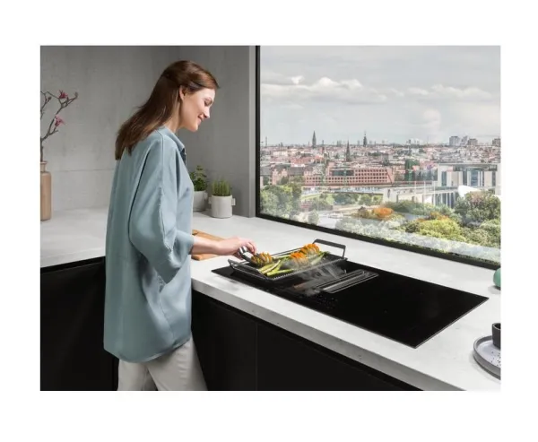 AEG - CCE84751CB - INDUKTIONSKOGEPLADE MED EMHÆTTE 83 CM