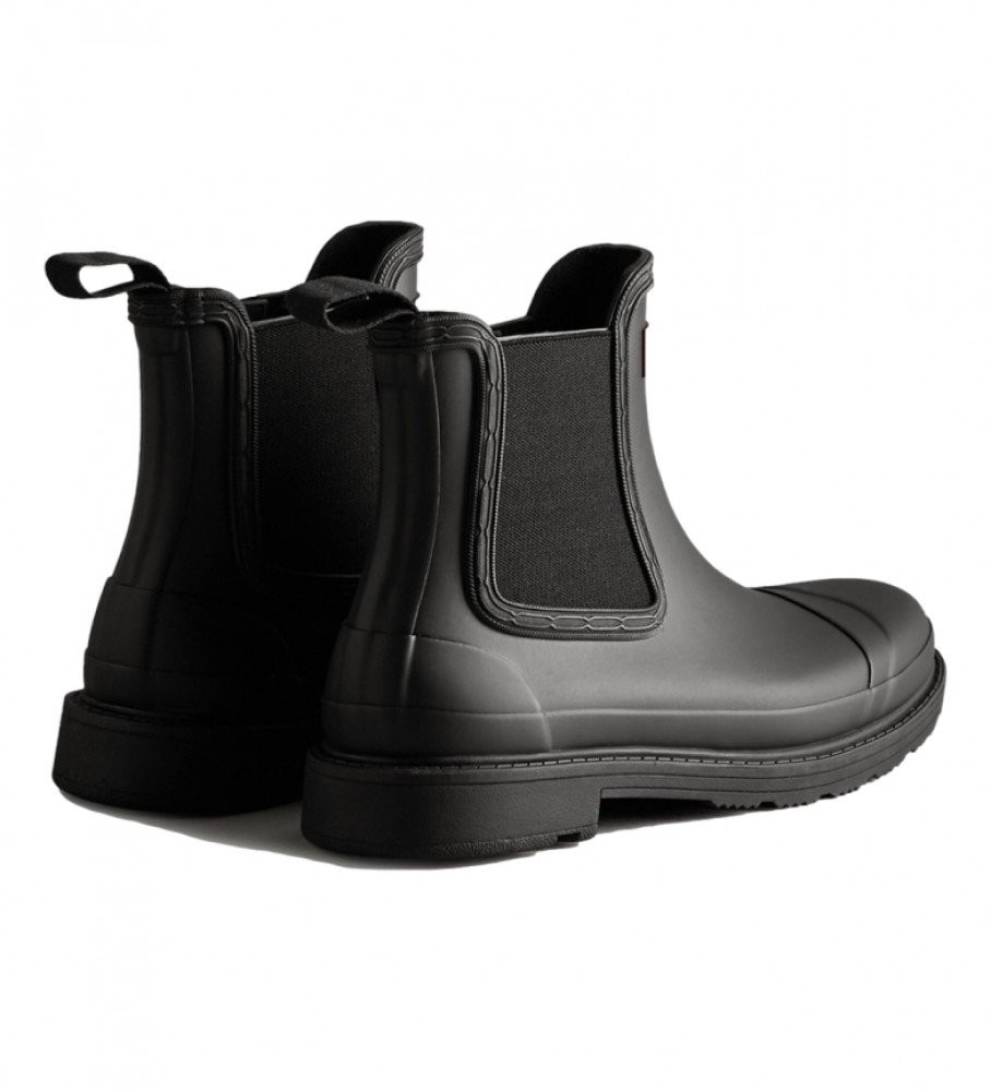 Hunter Bota Commando Chelsea negro