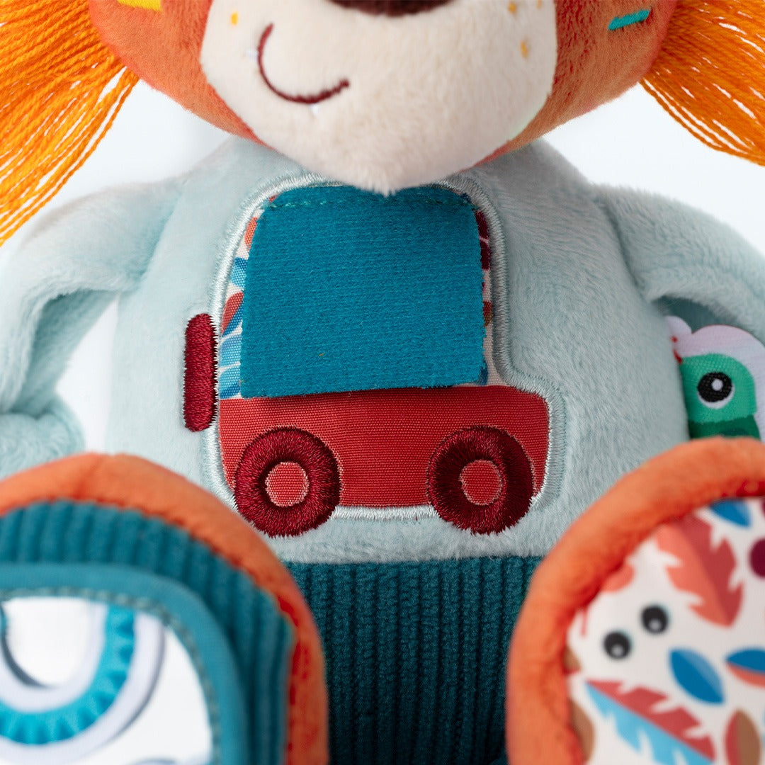Lilliputiens activiteitenknuffel leeuw - jack - 26 cm