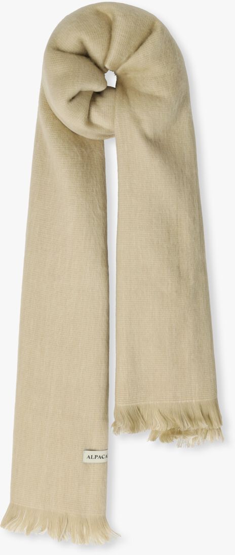 ALPACA LOCA beige alpaca loca sjaal double scraf