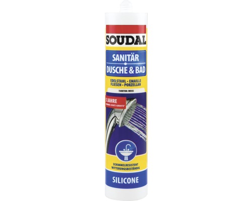 Soudal Douche & Bad Siliconen Wit 300 ml